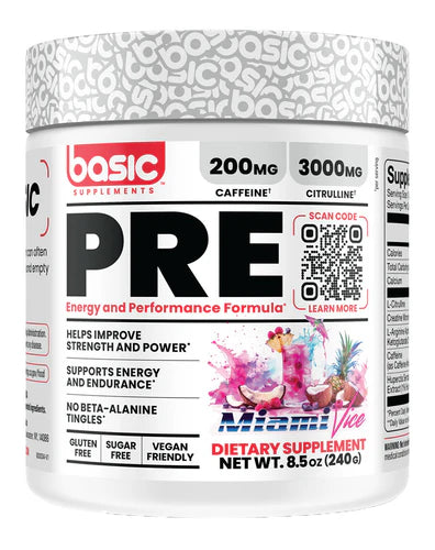 Basic Supplements Pre Workout 240g
