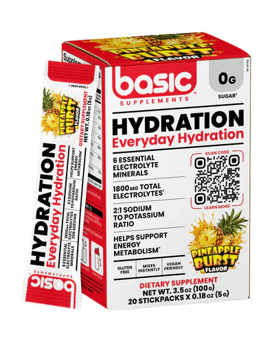Basic Supplements Hydration Sachets 20Srv