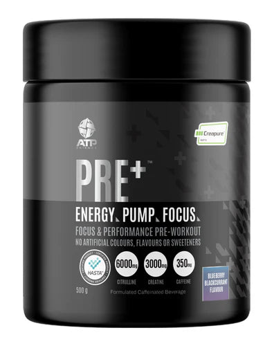 ATP Pre-Workout Plus Blueberry Blackcurrant 500G