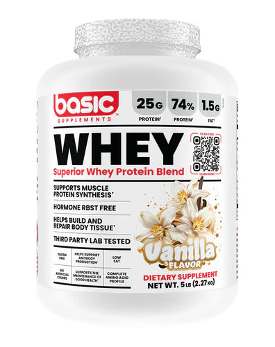 Basic Supplements Whey Protein Blend 2.27Kg