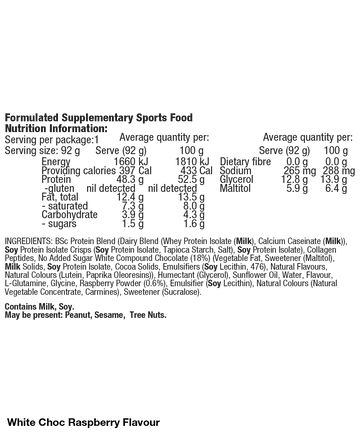 BSc High Protein Bar 92g Box of 12