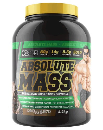 Absolute Mass by Max's Protein jar front view