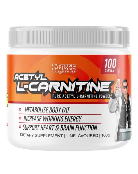 Acetyl L-Carnitine by Max’s Protein product front view