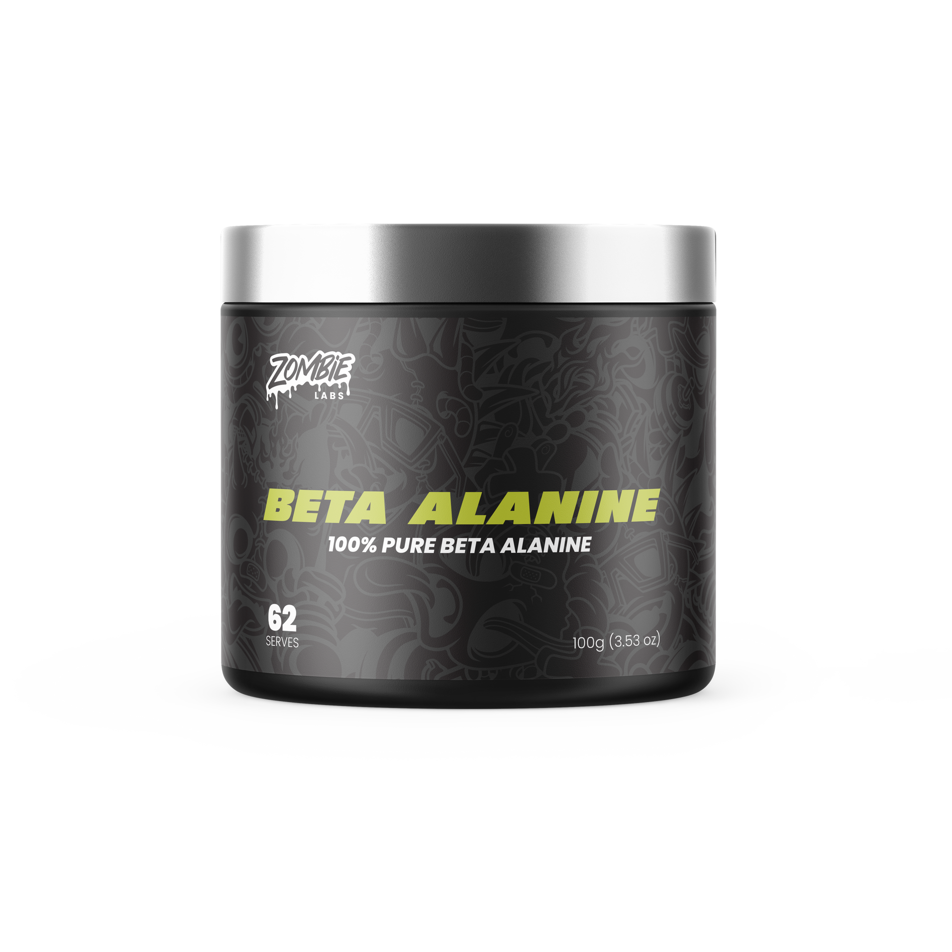 BETA ALANINE by ZOMBIE supplement front view