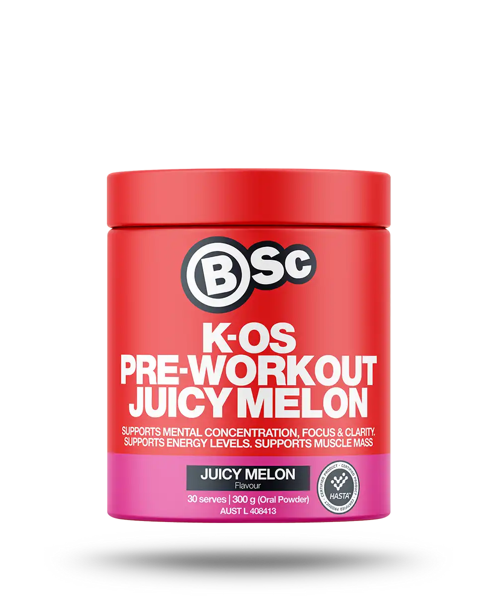 BSC Supplements K-OS Pre-Workout product front view