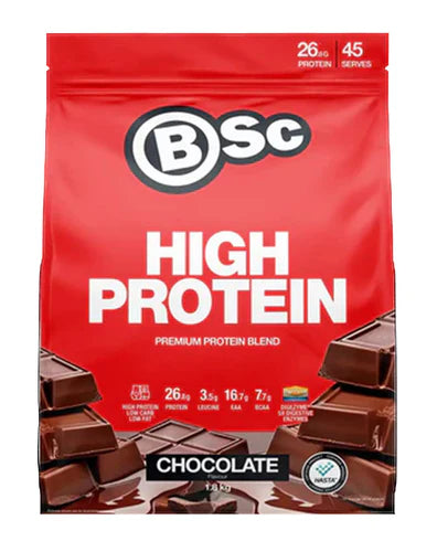 BSC Supplements protein powder tub
