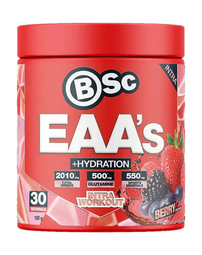 BSc EAAs Hydration front label