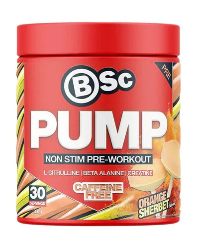 BSc Supplements PUMP Non-Stim powder scoop close-up