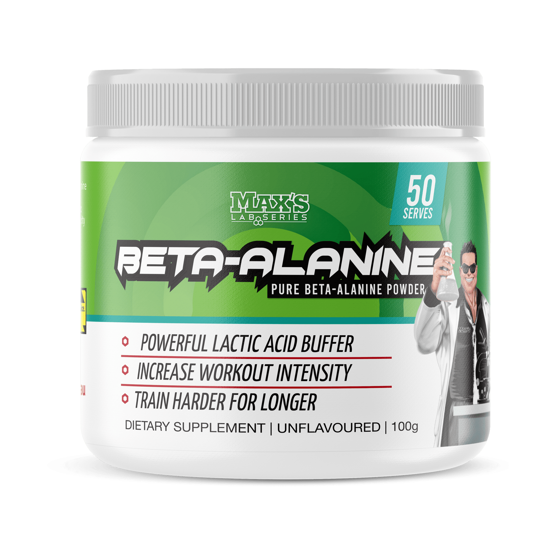 Beta-Alanine by Max's Lab Series — front label view