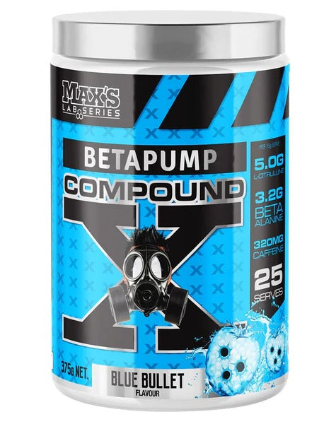 Betapump Compound X by Max’s Protein pre-workout powder scoop