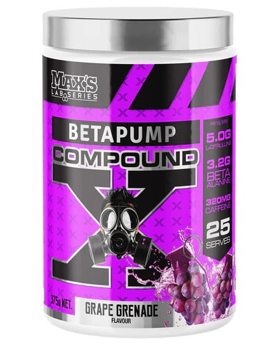 Betapump Compound X by Max’s Protein product front view