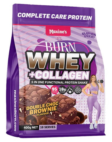 Burn Beauty Protein by MAXINE'S label close-up