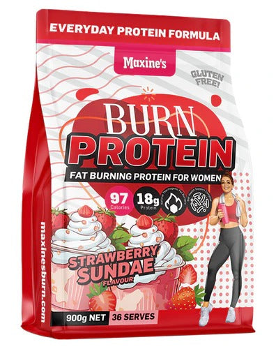 Burn Protein by MAXINE'S front and side label image
