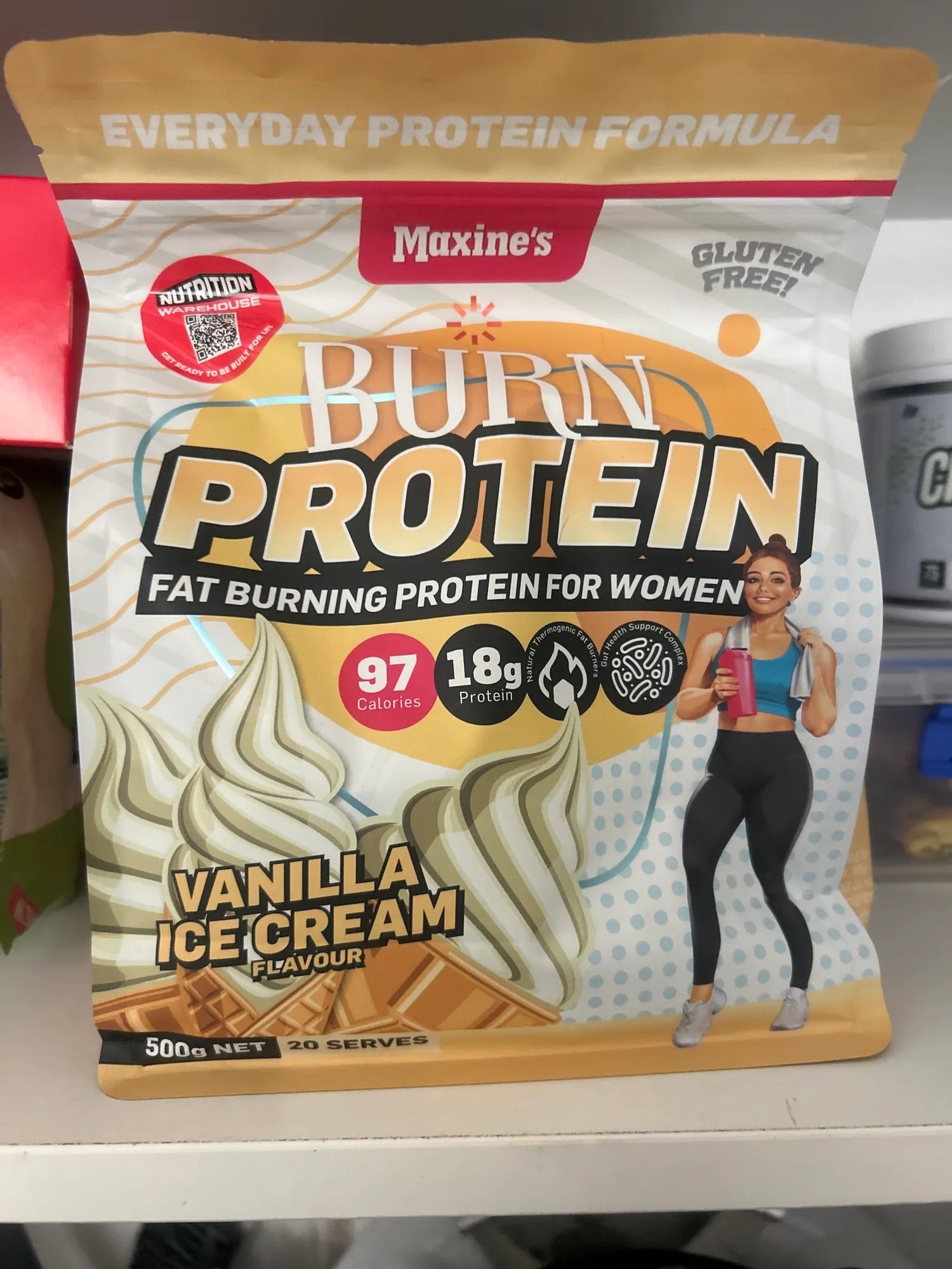 Burn Protein by MAXINE'S front tub view
