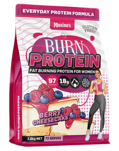 Burn Protein by MAXINE'S high-quality packaging close-up