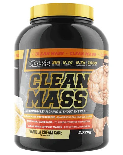 Clean Mass by Max's Protein jar front view