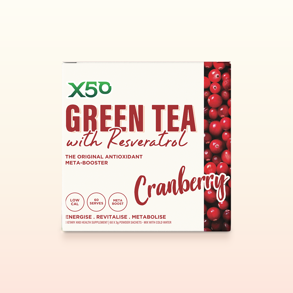 Cranberry Green Tea by X50Lifestyle close-up shot