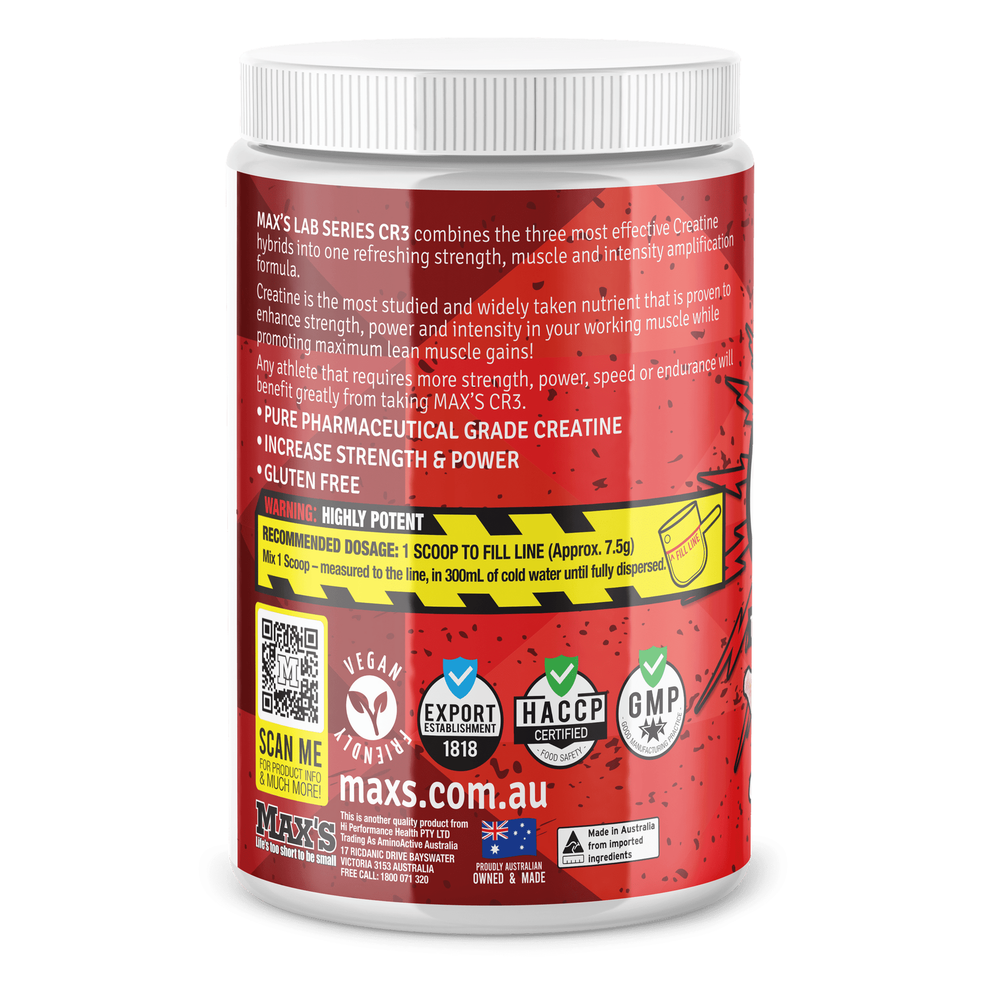 Creatine CRx3 by Max's