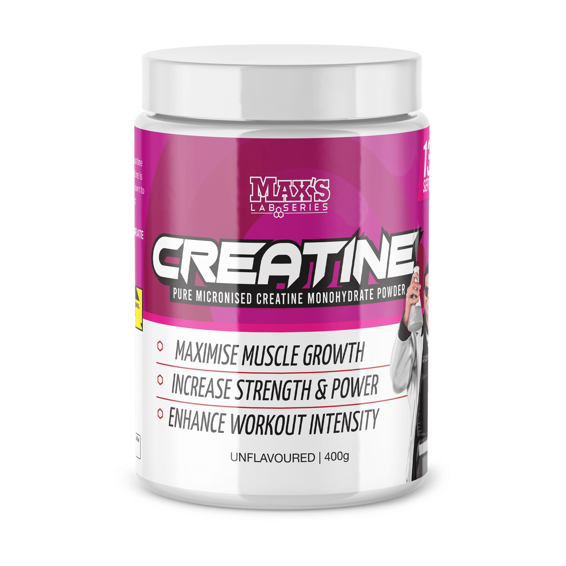 Creatine Twin Pack by Max's Lab Series — front label view