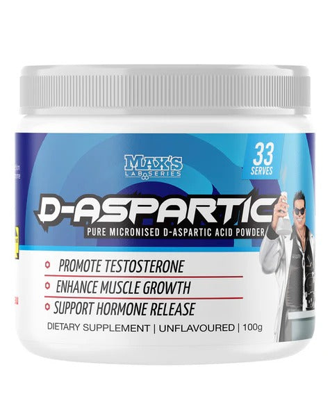 D-Aspartic by Max’s Protein product front view