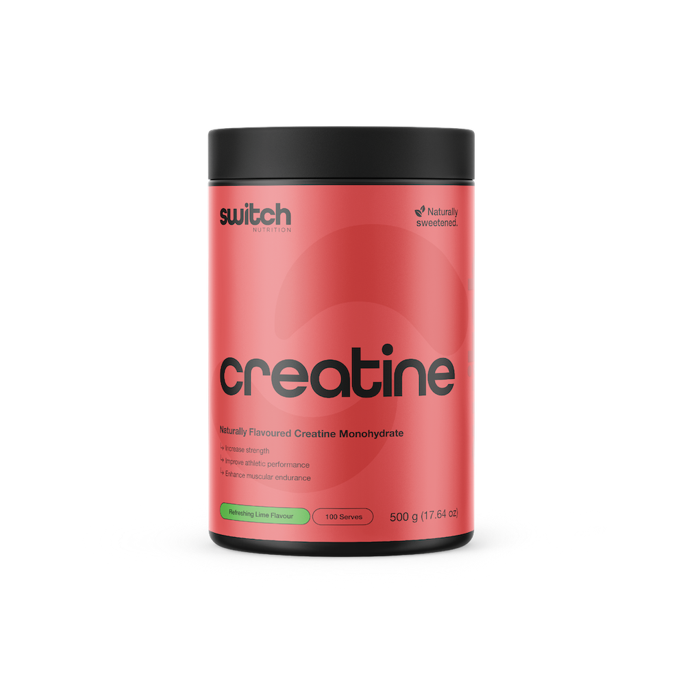 Flavoured Creatine by Switch Nutrition tub