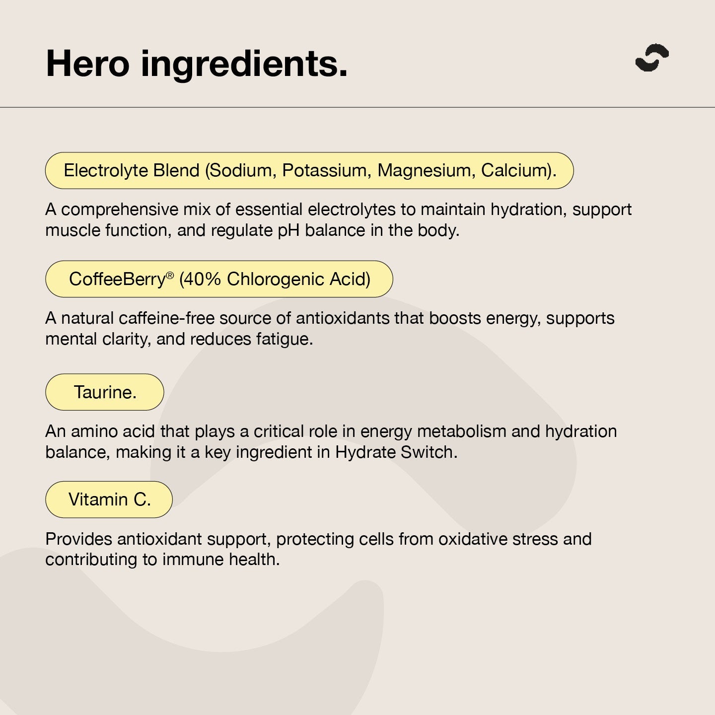 Hydration Drink by Switch Nutrition packaging