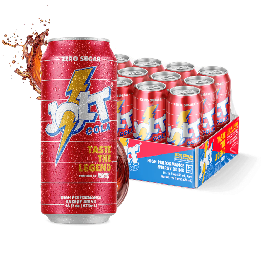 Jolt Cola by Redcon1 can front view