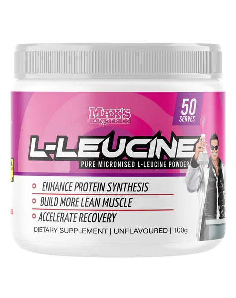 L-Leucine by Max’s Protein product front view