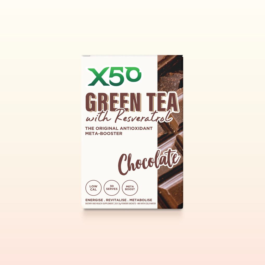 Lemon & Ginger Green Tea by X50Lifestyle serving suggestion in glass