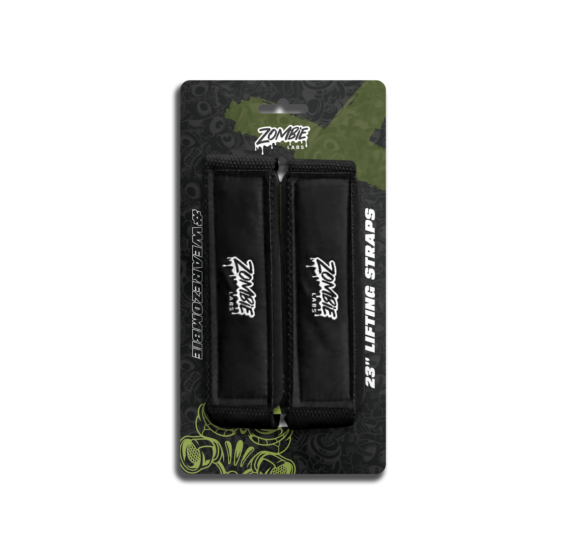 Lifting Straps by ZOMBIE front view