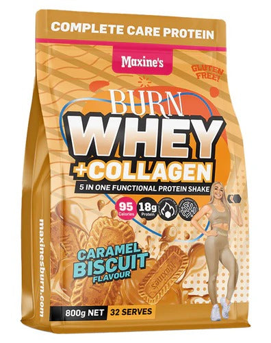 MAXINE'S Burn Beauty Protein side-angle tub image