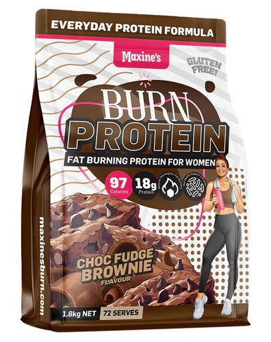 MAXINE'S Burn Protein clean studio shot