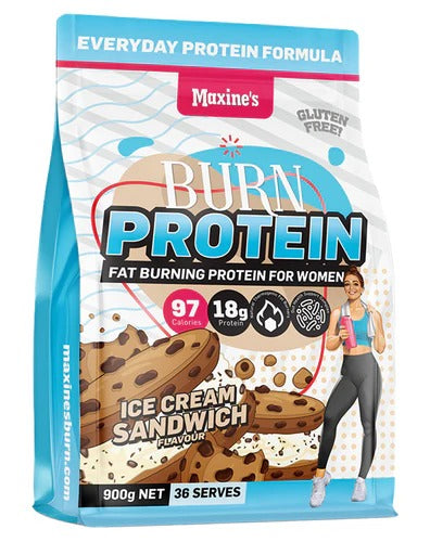 MAXINE'S Burn Protein product photo on white background