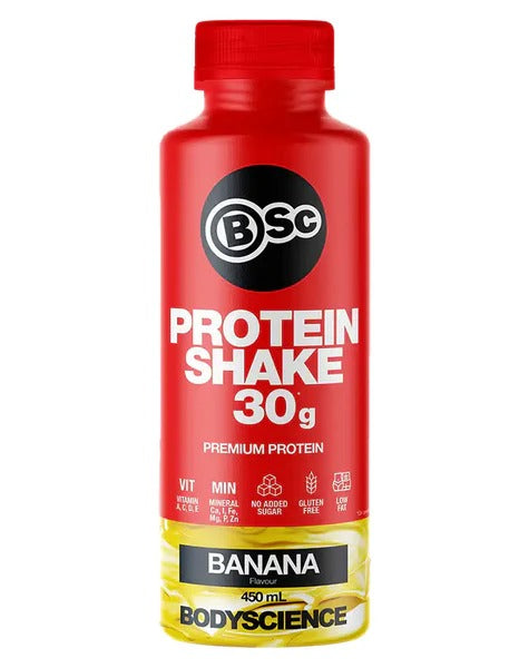 Premium Protein Shake by BSc Supplements bottle front view