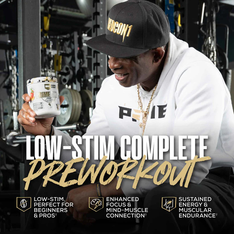 Prime Time Pre-Workout by Redcon1 label details
