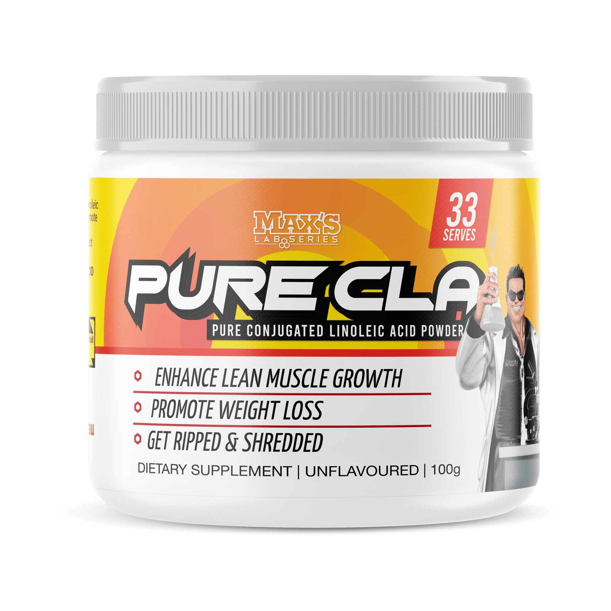 Pure CLA by Max's Lab Series — front label view