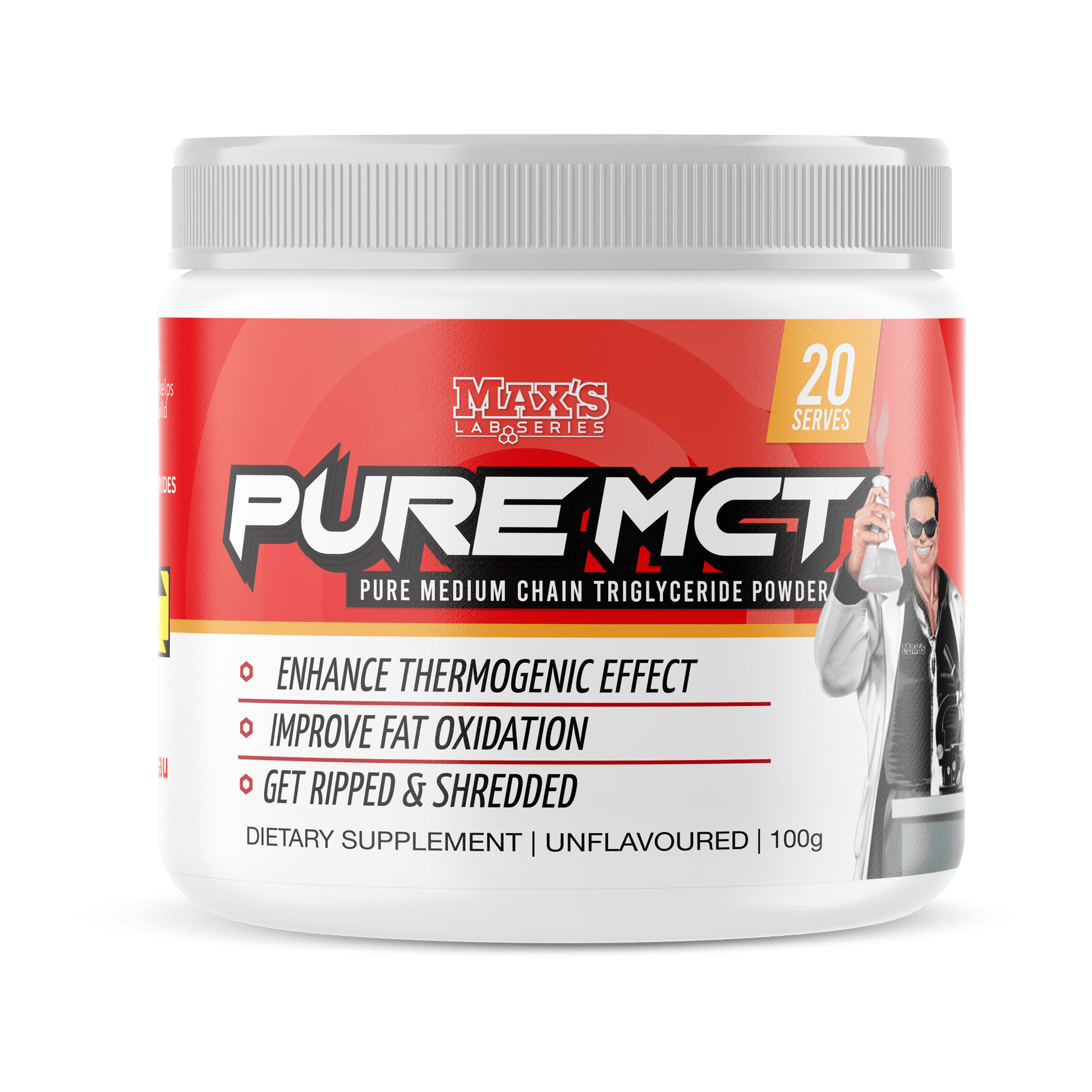 Pure MCT by Max's Lab Series — front label view