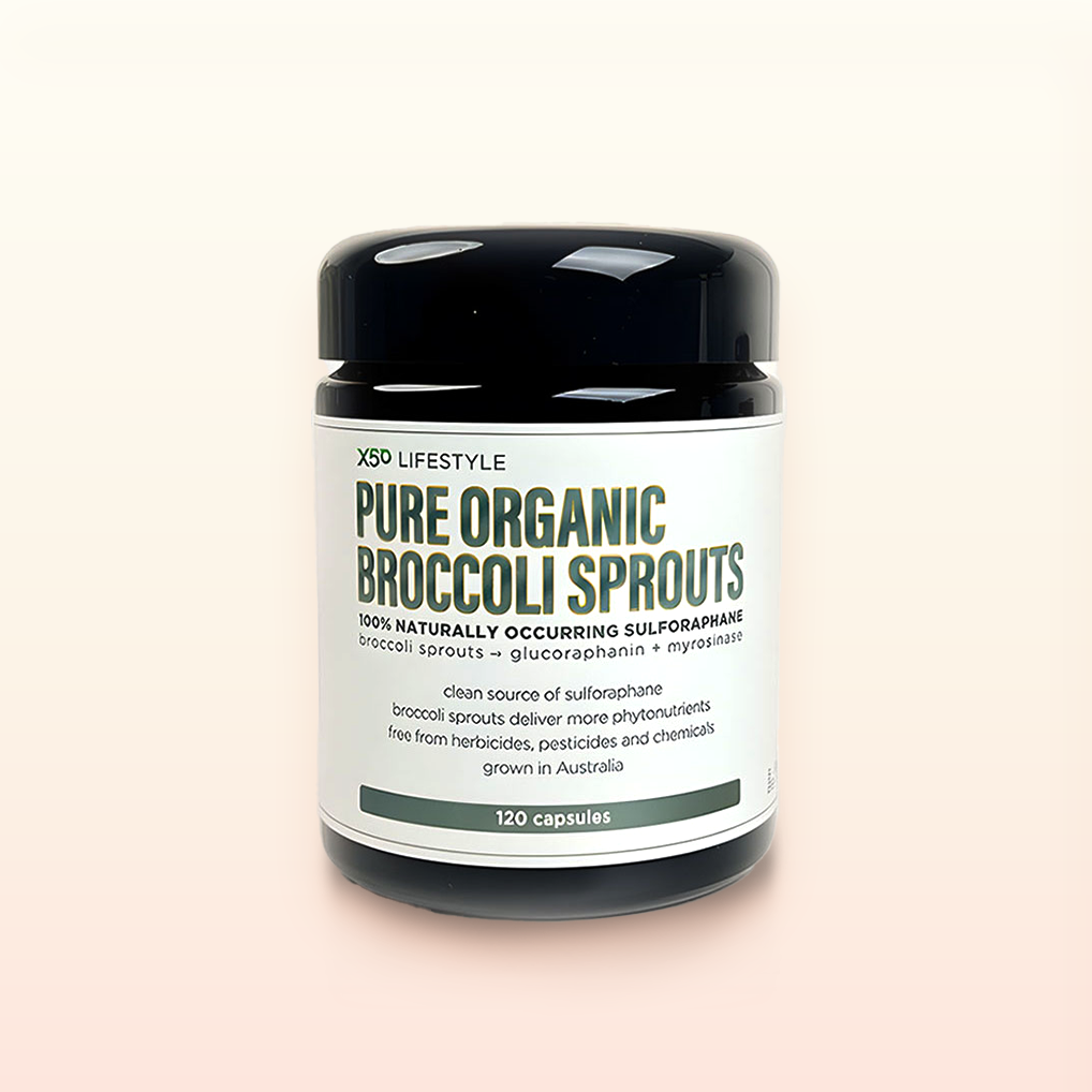 Pure Organic Broccoli Sprouts by X50Lifestyle product front view