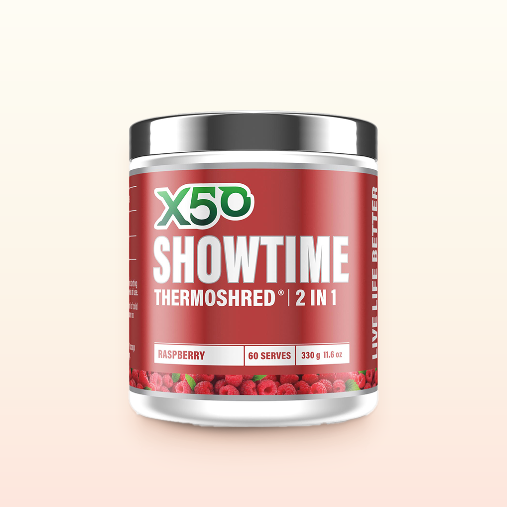 Raspberry Thermoshred by X50Lifestyle product front view