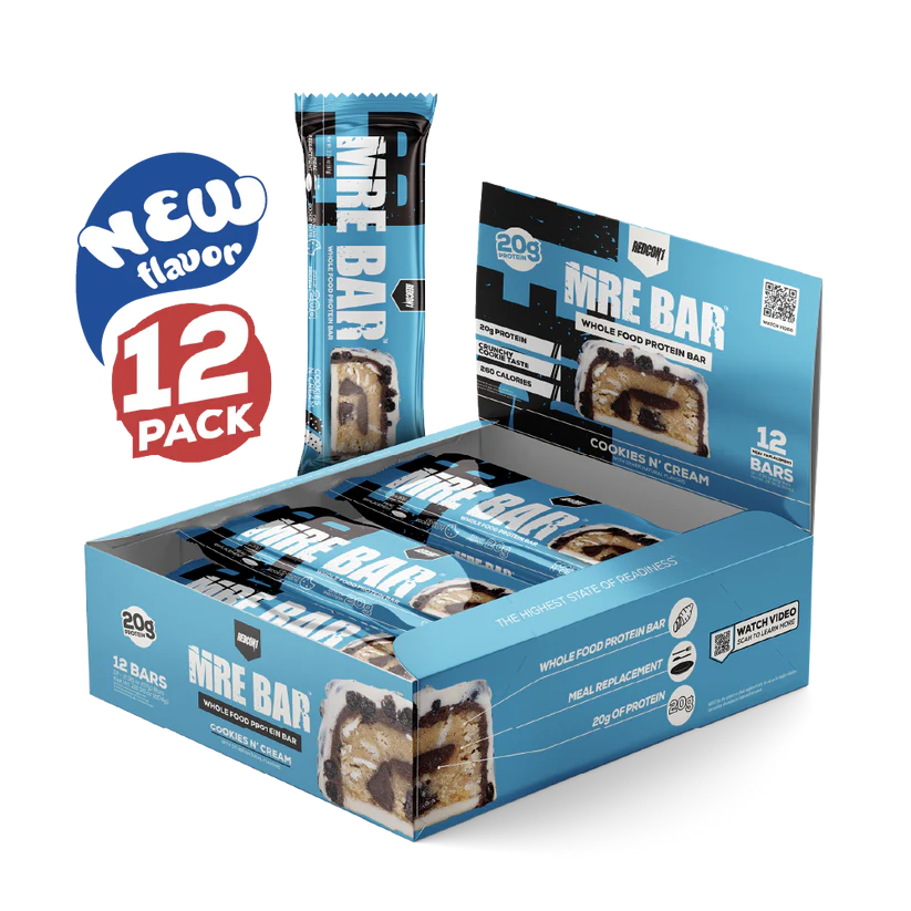 Redcon1 MRE BAR wrapper close-up