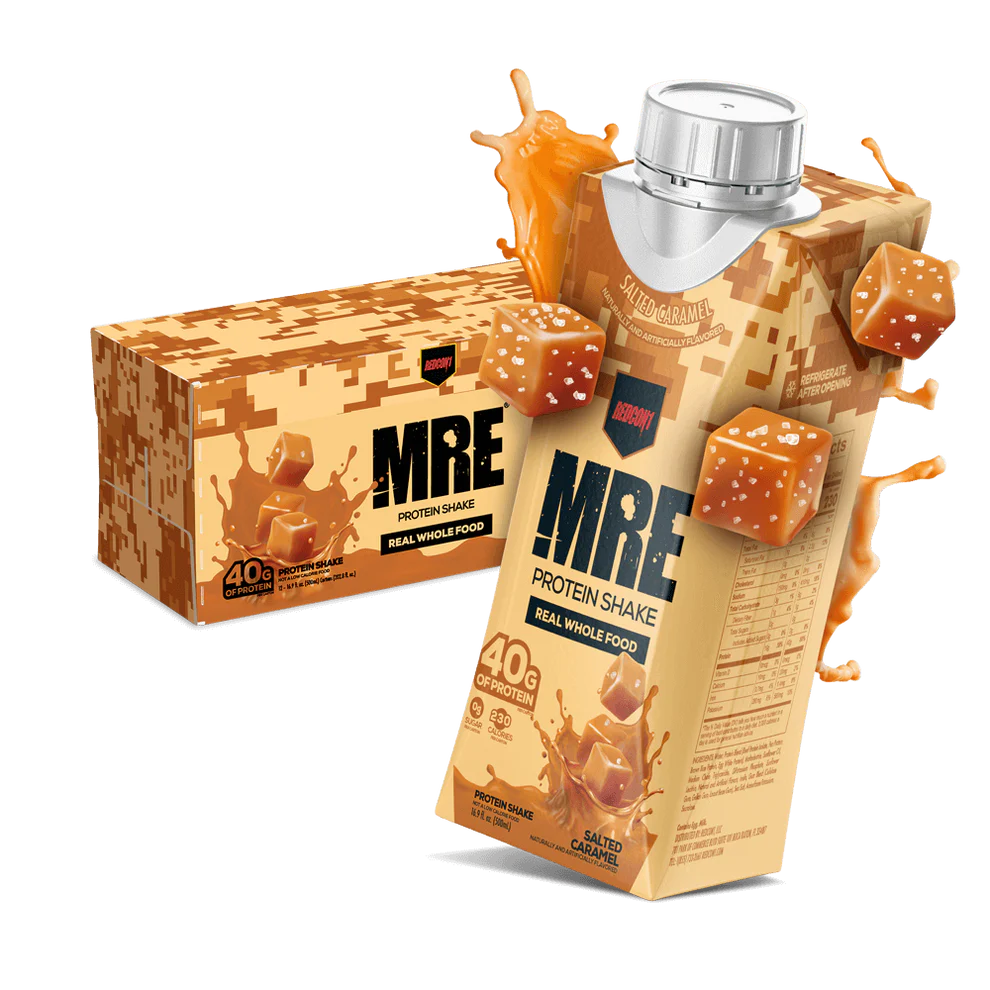 Redcon1 MRE Protein Shake bottle close-up