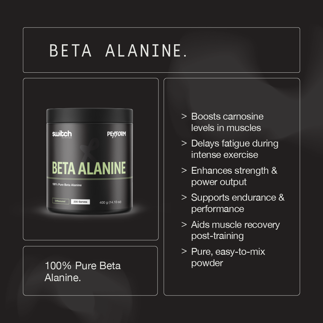 Switch Nutrition Beta Alanine close-up