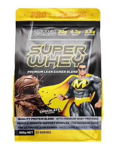 Super Whey by Max's Protein serving suggestion with shaker