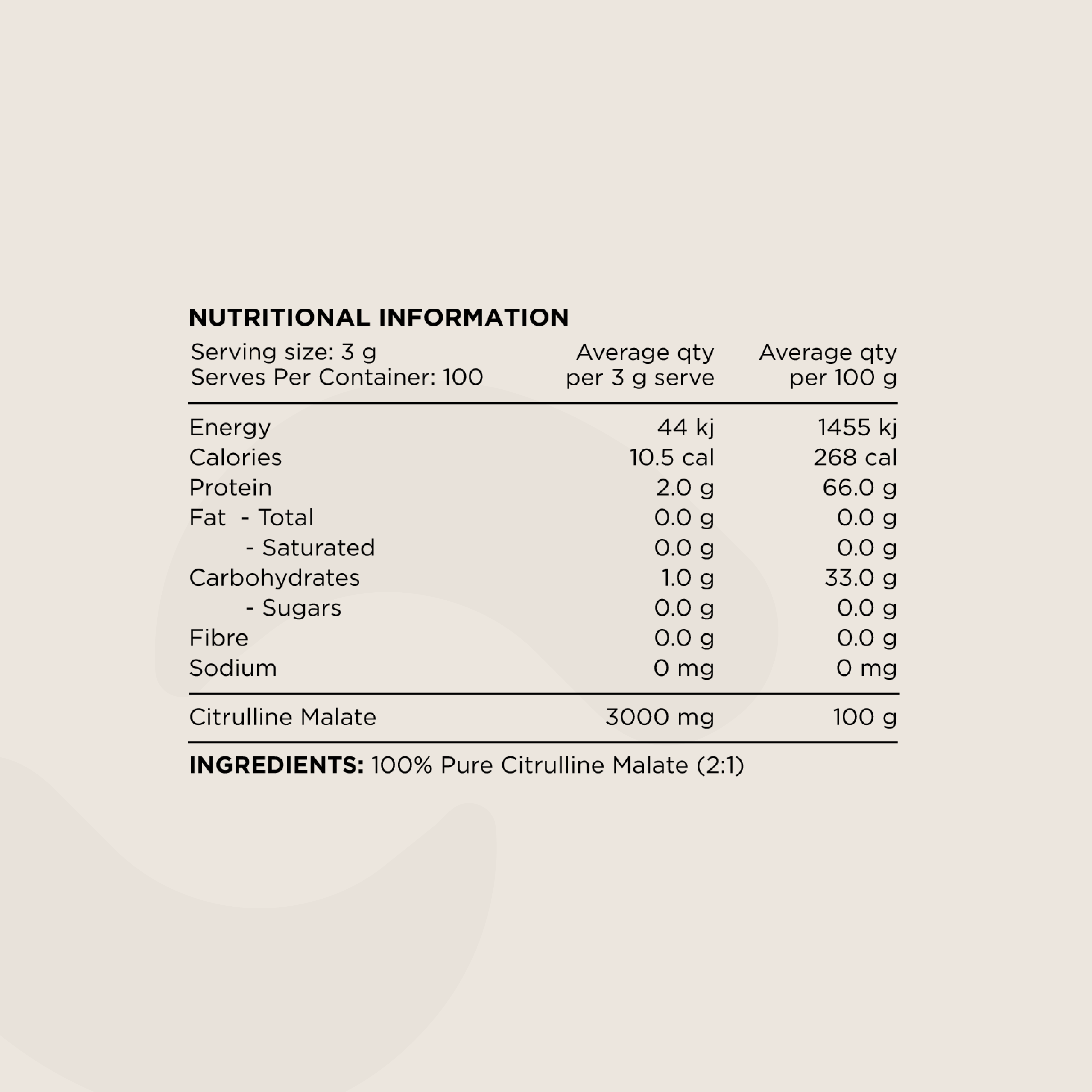 Switch Nutrition Citrulline Malate close-up