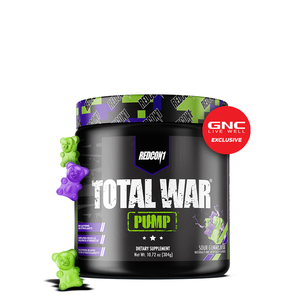 TOTAL WAR® PUMP Redcon1 supplement jar