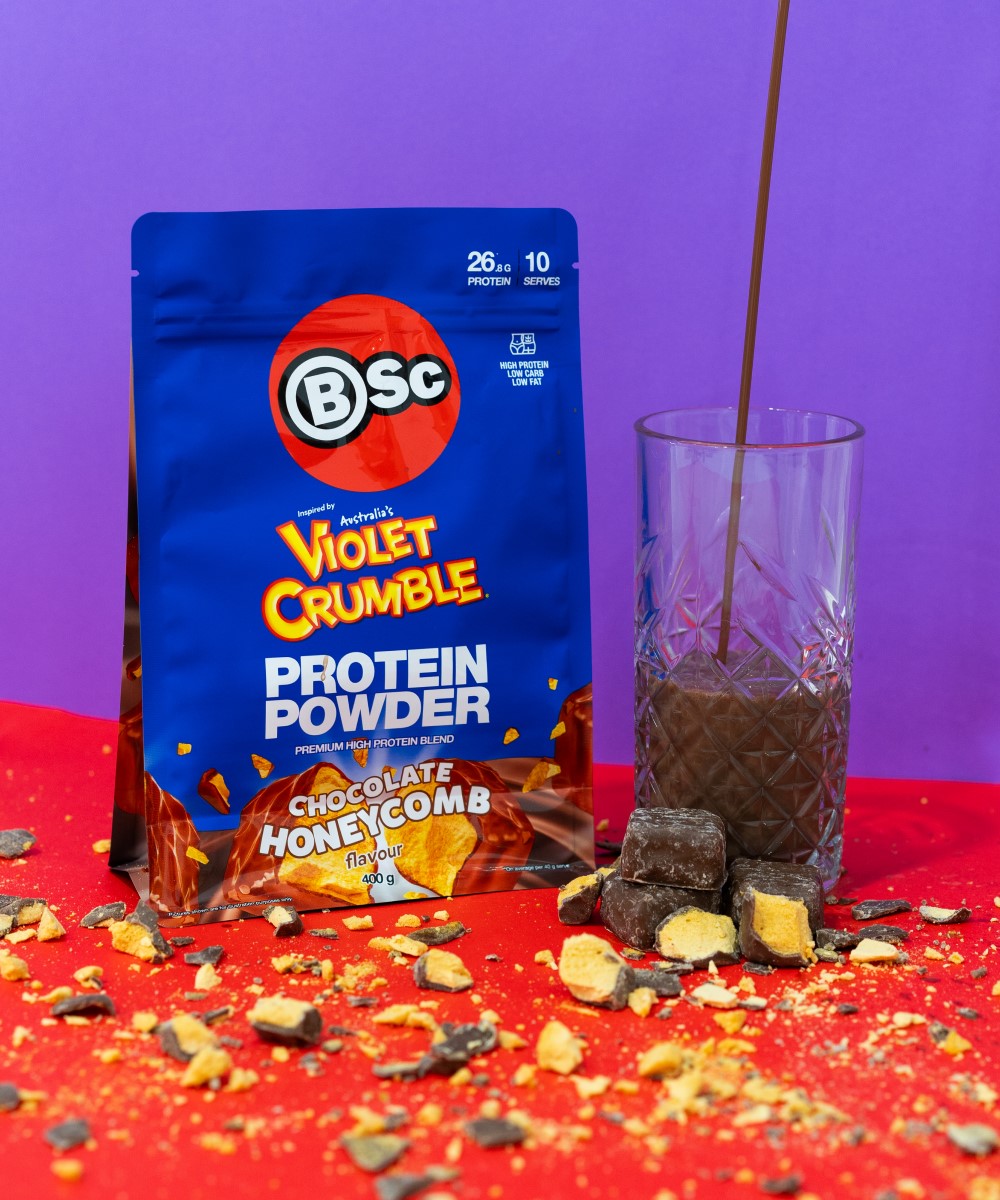 Violet Crumble Protein by Maxine's