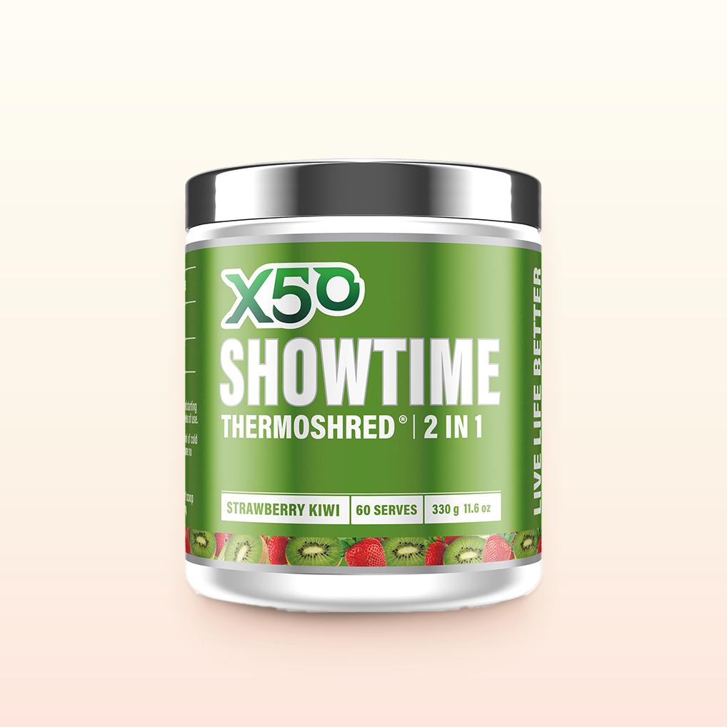 X50Lifestyle Rainbow Gummy Thermoshred nutrition label

