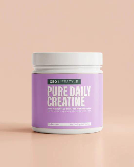 X 50 LIFESTYLE Pure Daily Creatine tub close-up