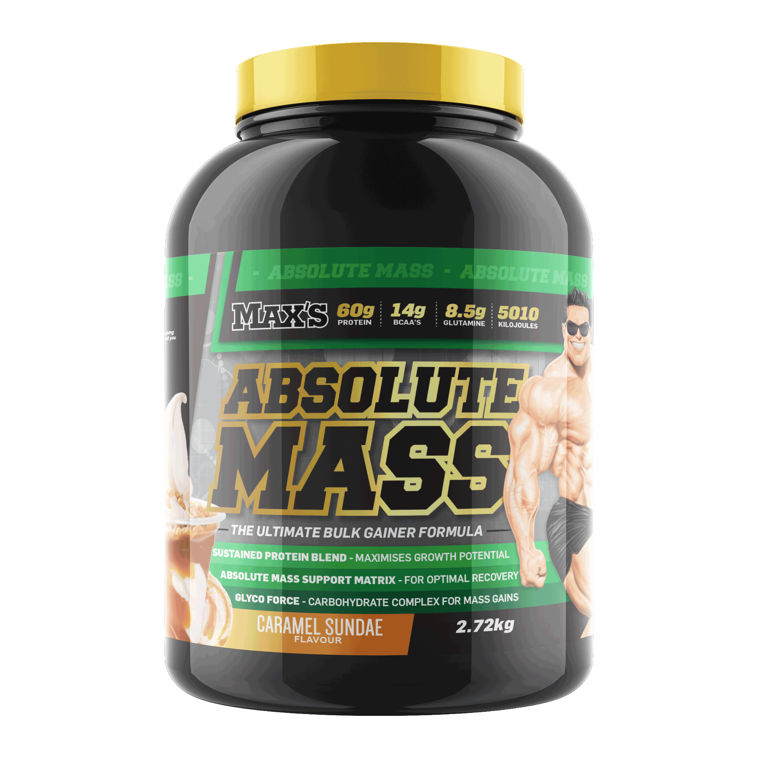 Max's Absolute Mass 2.72Kg