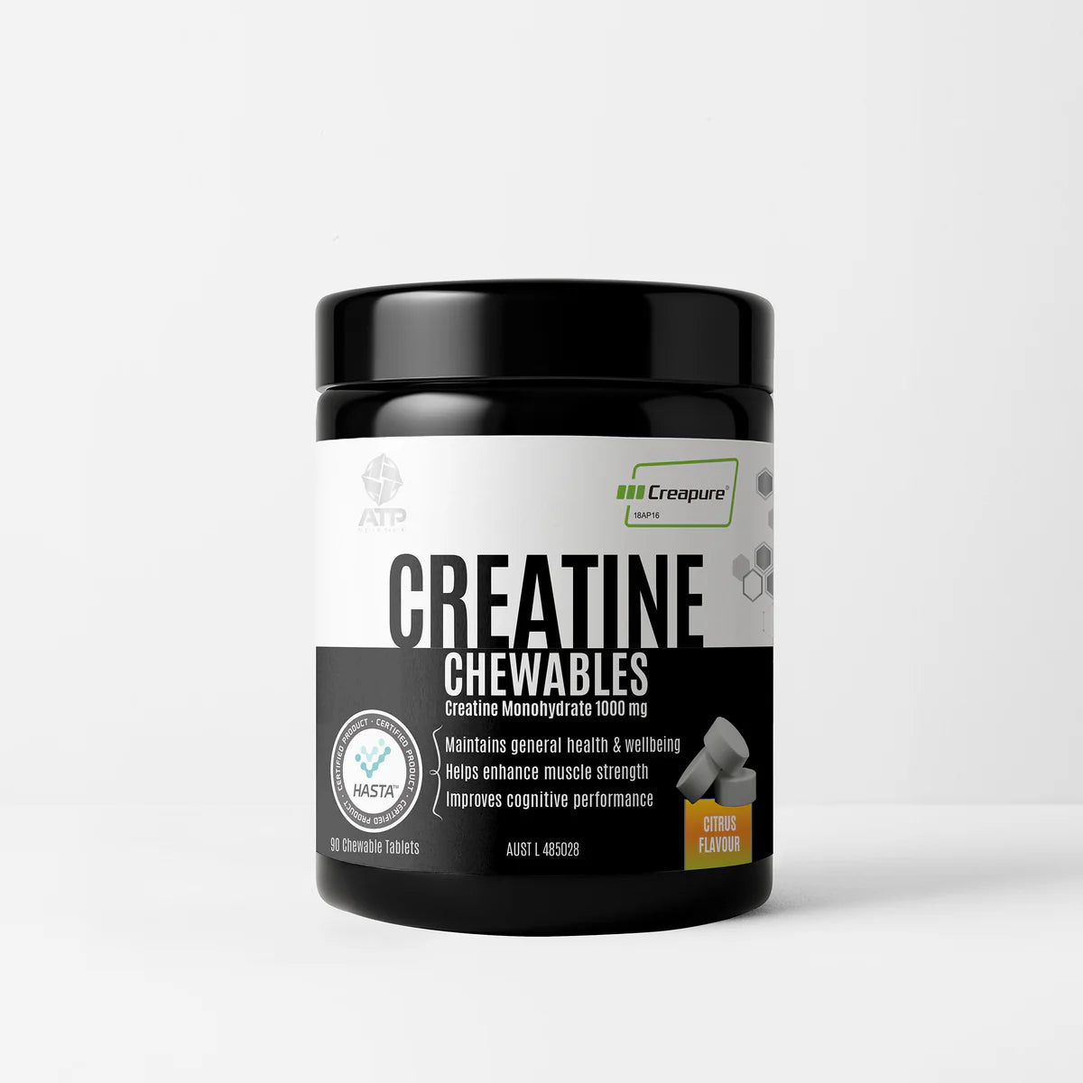 ATP Creatine Chewable 90 Tablets 90g